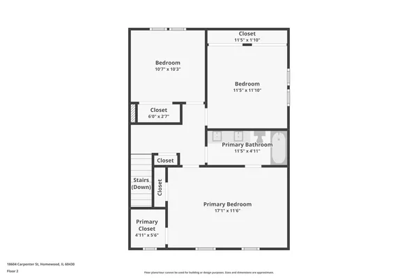 $320,000 | 18604 Carpenter Street, Homewood, IL 60430