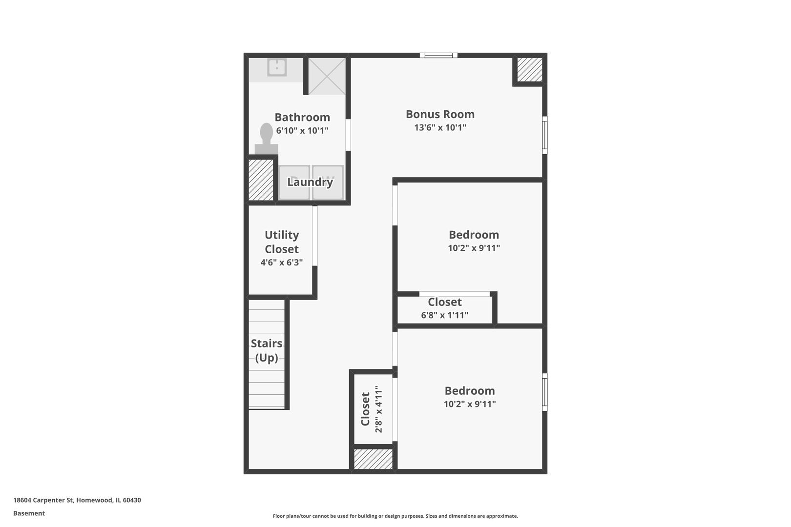 18604 Carpenter Street Homewood, IL 60430 - Photo 31 of 31 a picture of a bench in front of a wall