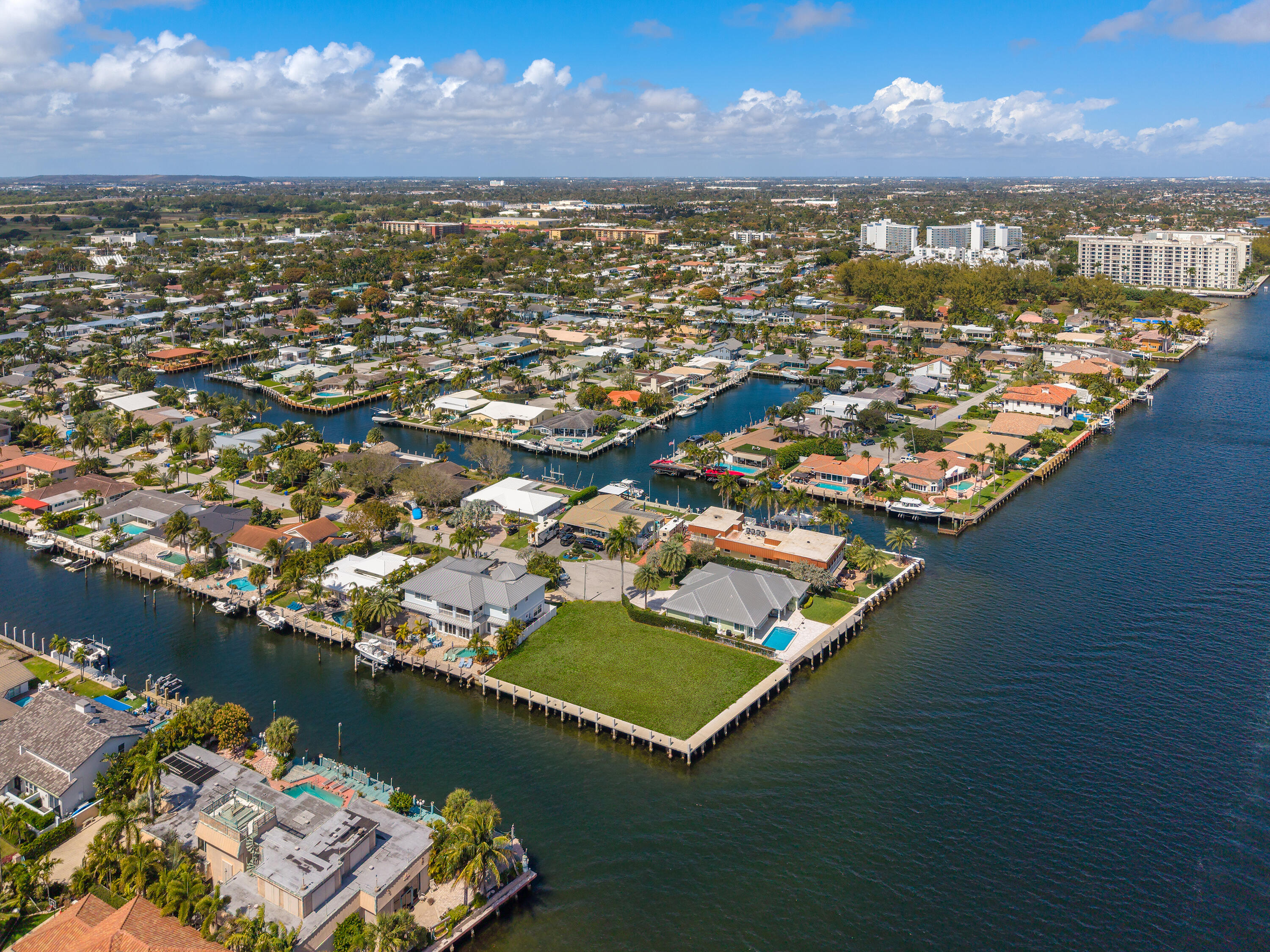 2748 Northeast 10th Street Pompano Beach, FL 33062 - Photo 7 of 10 an aerial view of residential houses with outdoor space