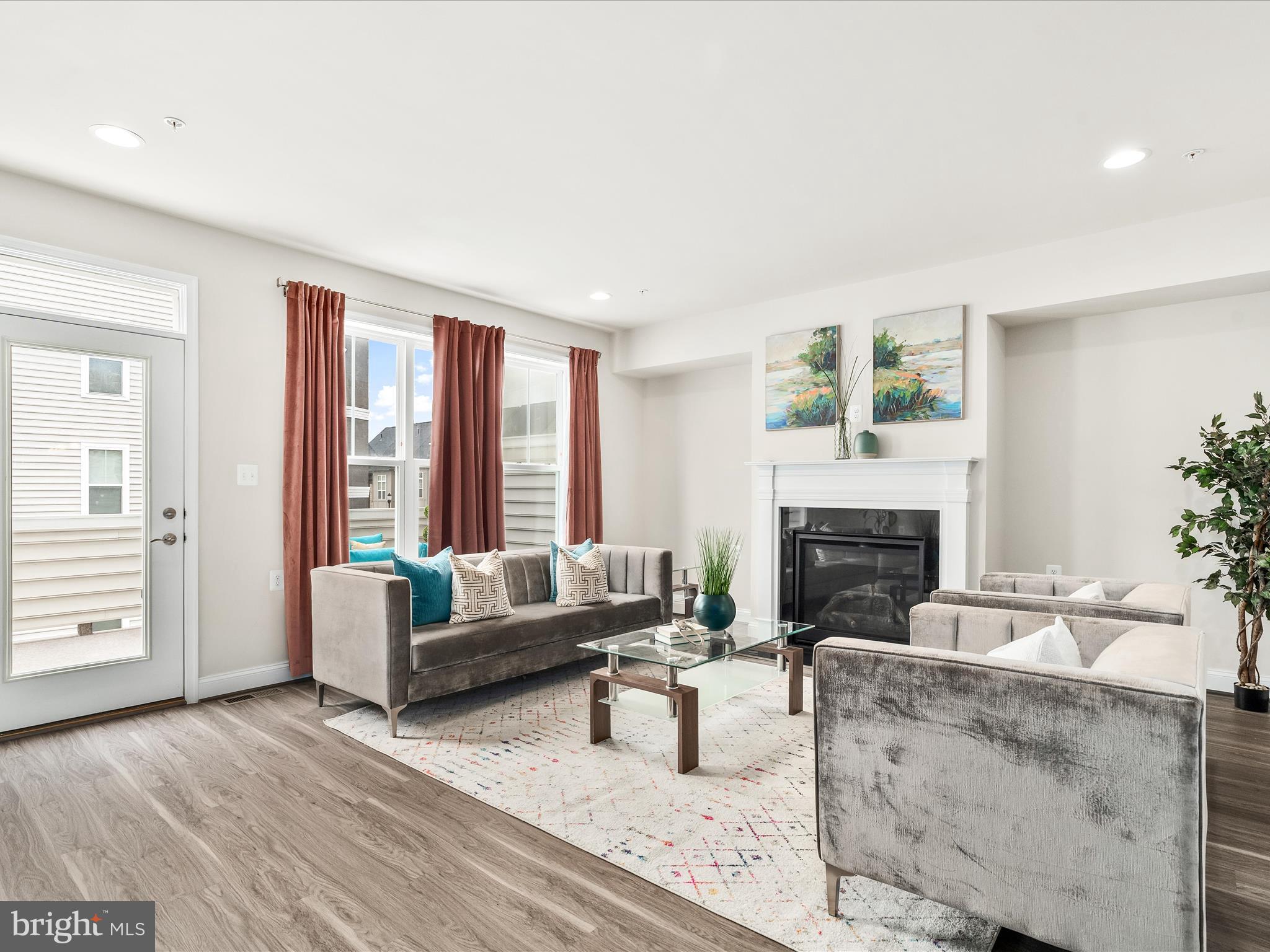 822 Lindley Road Frederick, MD 21701 - Photo 20 of 58 Living room with fireplace