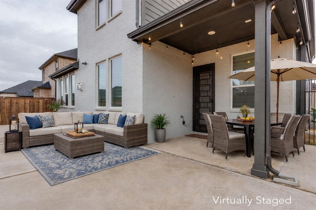 2951 Whitby Street Prosper, TX 75078 - Photo 31 of 37 Plenty of covered and uncovered patio space.