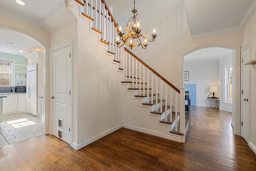 75 Cornell Road Marblehead, MA 01945 - Photo 4 of 26 a view of entryway and hall with wooden floor
