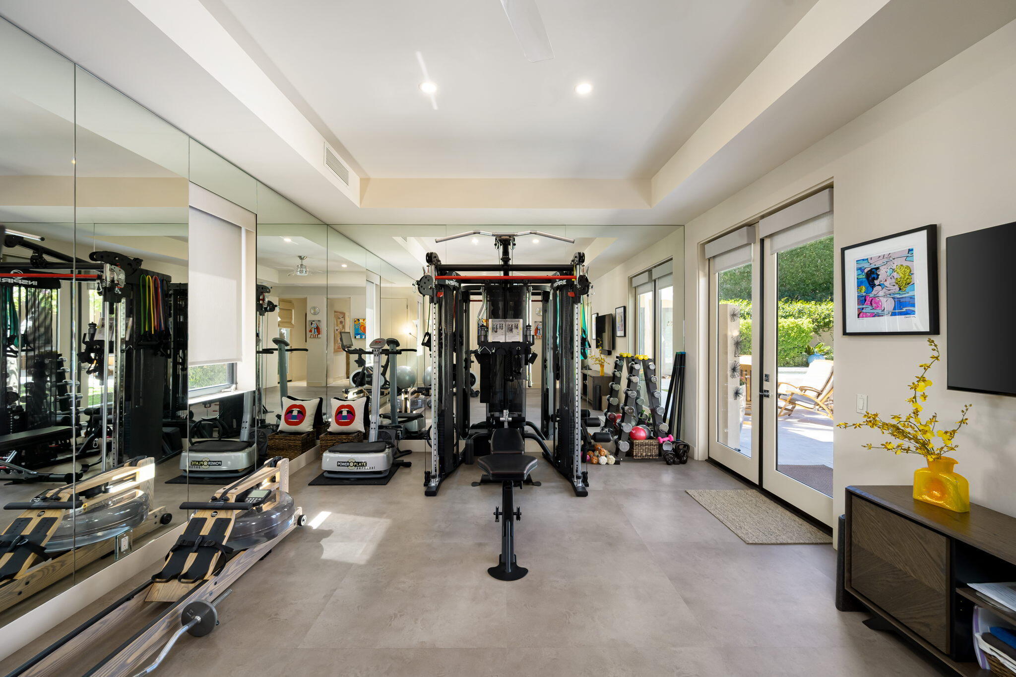 70345 Placerville Road Rancho Mirage, CA 92270 - Photo 65 of 116 a view of a room with gym equipment