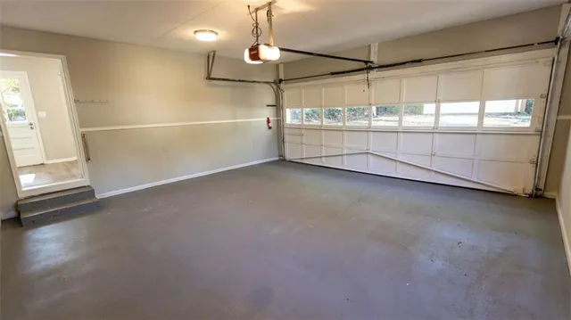 a view of a room with window