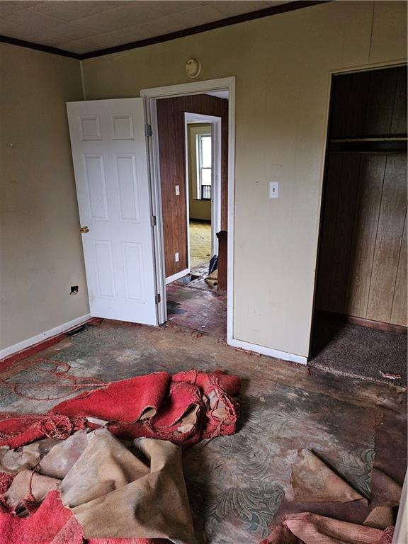 413 Electric Street New Castle, PA 16101 - Photo 13 of 23 a view of a bedroom with a bed
