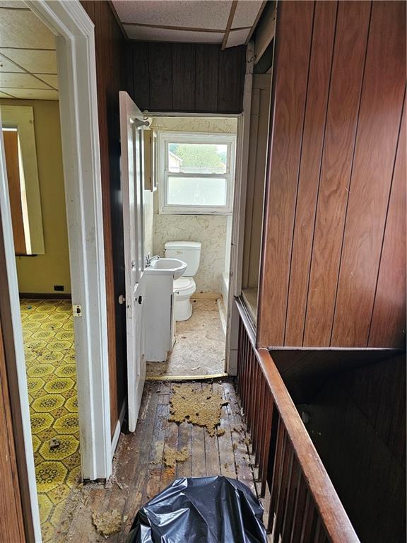 413 Electric Street New Castle, PA 16101 - Photo 14 of 23 a view of bathroom with a sink and a toilet