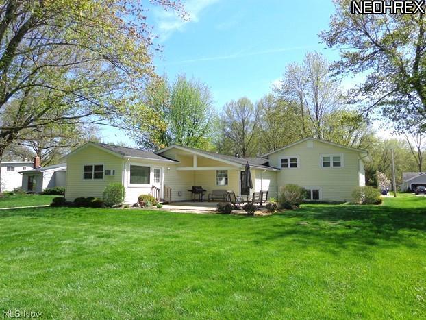 36490 Aurensen Road North Ridgeville, OH 44039 - Photo 2 of 24 Very Nice private back yard w/a large patio (Partly covered) with a 50 amp electric hook up for Hot Tub.