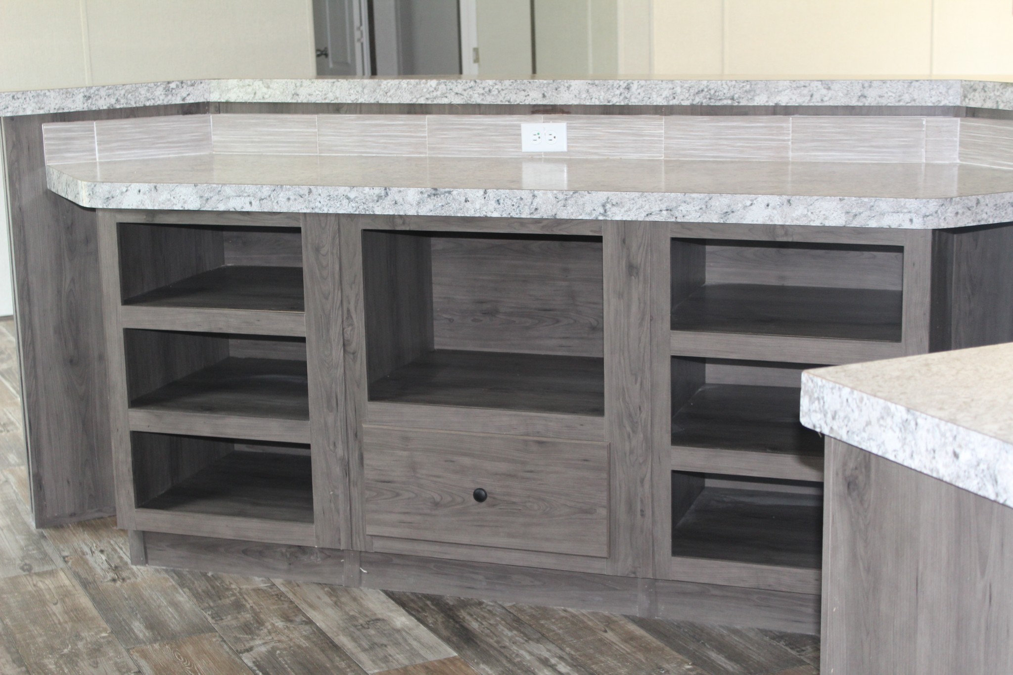 595 Days Road Lafayette, TN 37083 - Photo 18 of 21 a kitchen with granite countertop a stove and a microwave