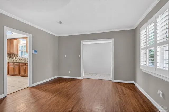 a view of room with window