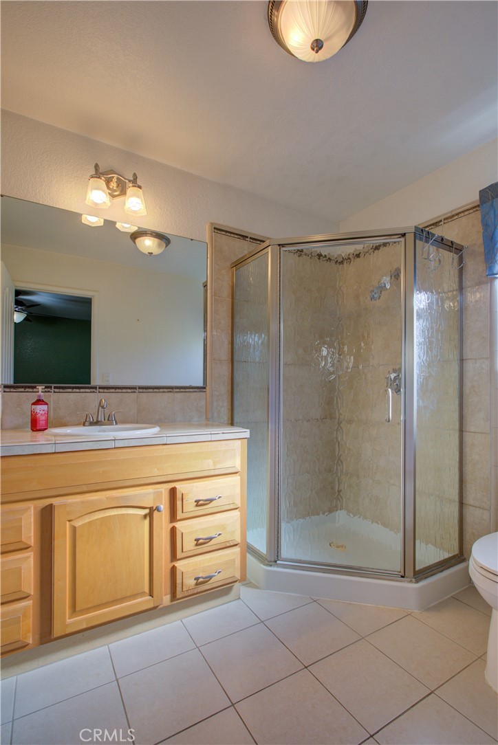 3728 Fuchsia Lane Modesto, CA 95356 - Photo 32 of 47 a bathroom with a sink vanity and shower