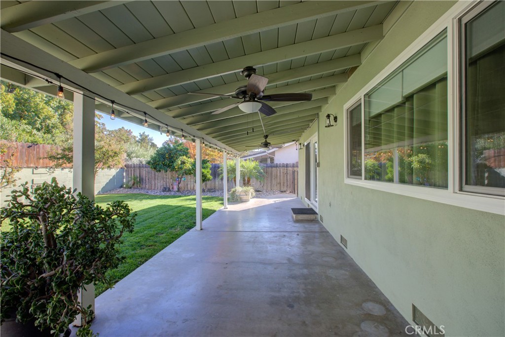 3728 Fuchsia Lane Modesto, CA 95356 - Photo 43 of 47 a view of a porch with furniture and garden