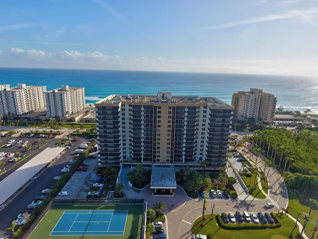 a view of a city with tall buildings