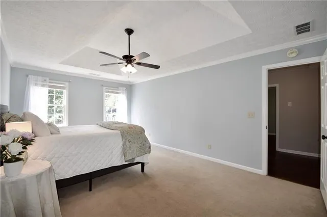a bathroom with a sink vanity and mirror