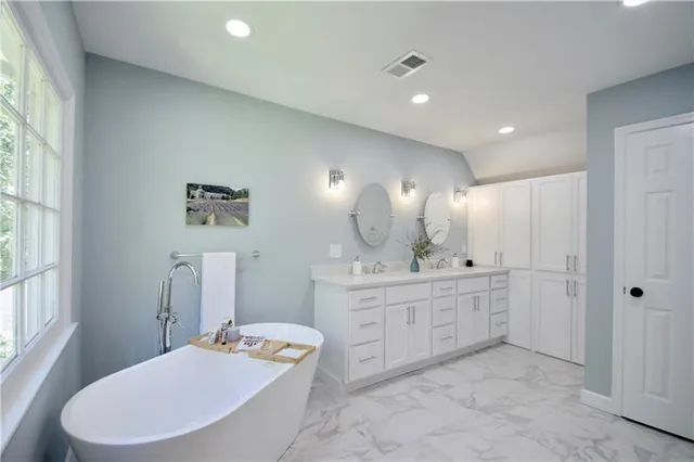 a view of a sink in a bathroom