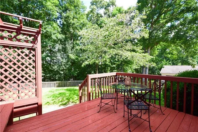 a outdoor space with furniture