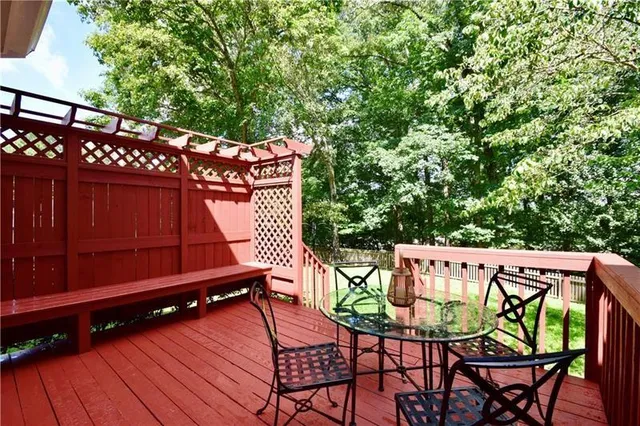 a swimming pool with outdoor space