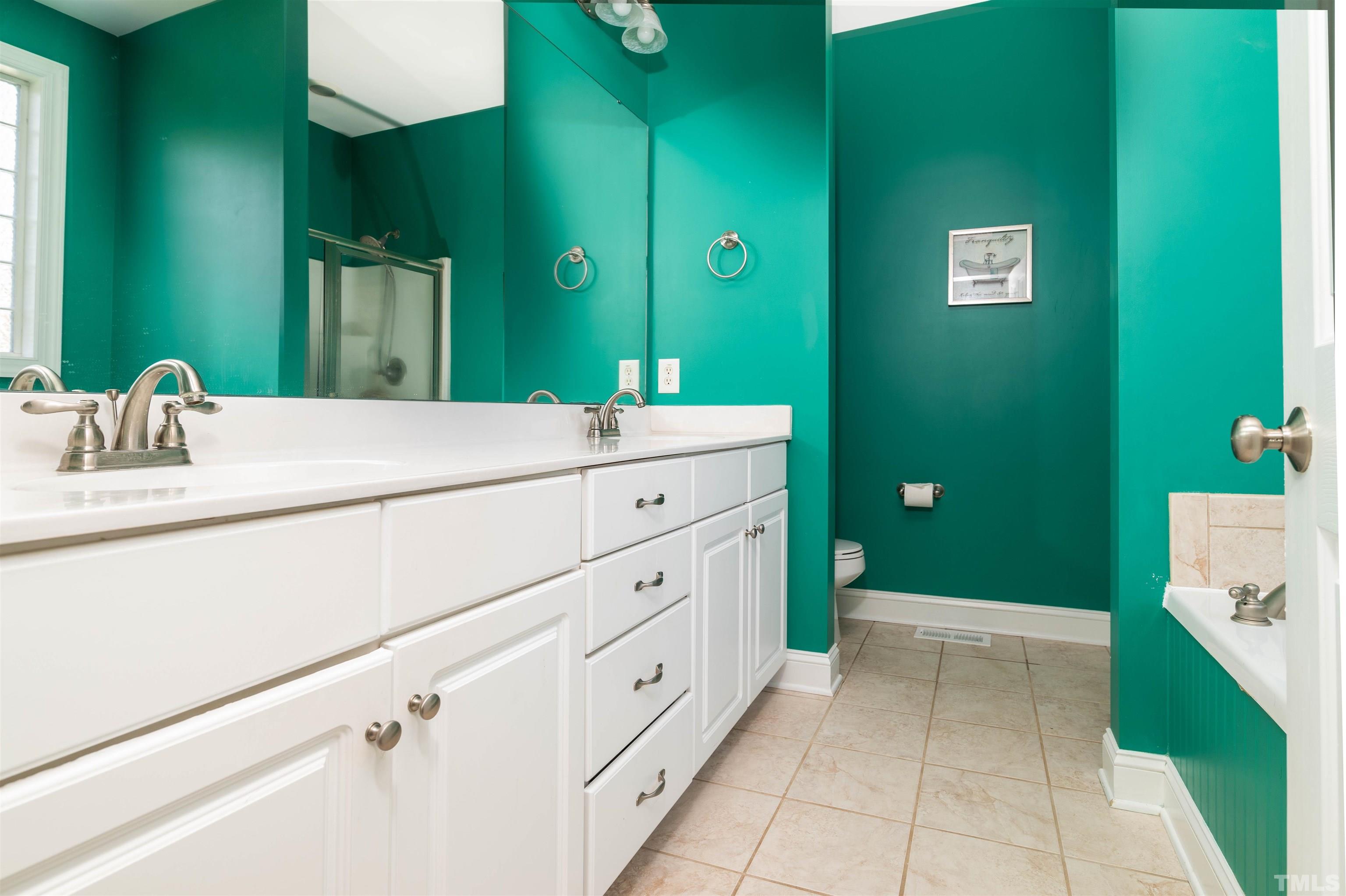 3216 Pat Tilley Road Bahama, NC 27503 - Photo 13 of 45 a bathroom with a sink and a mirror