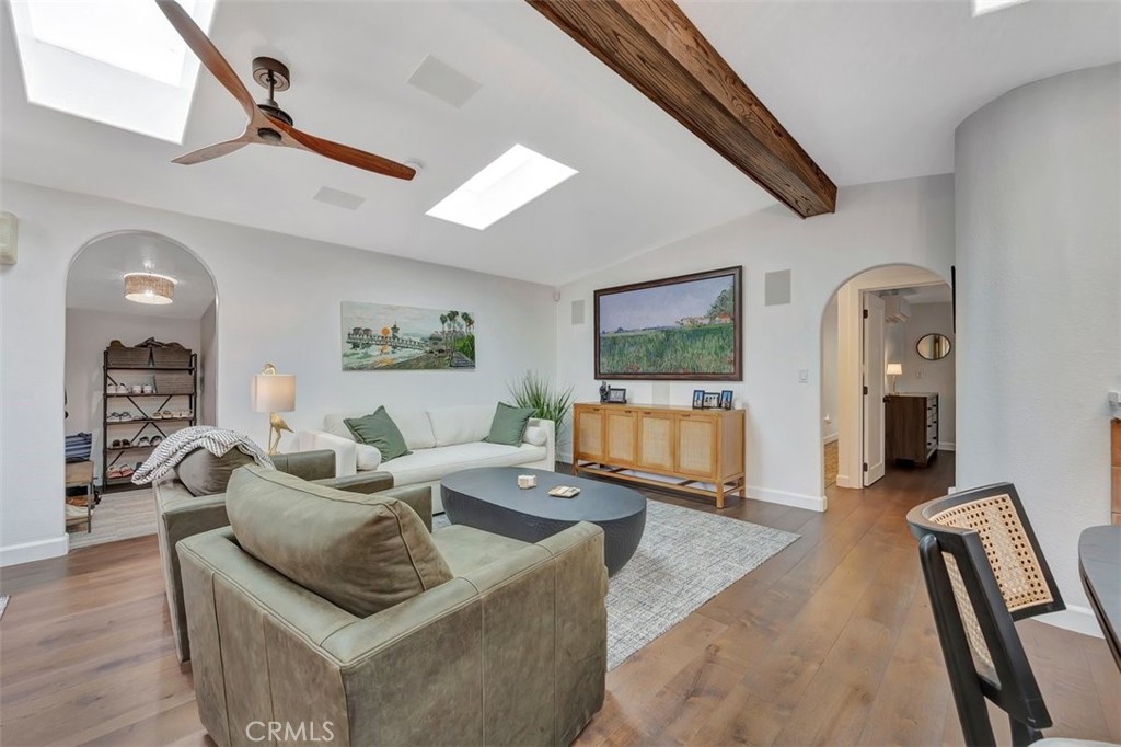 306 Avenida Monterey San Clemente, CA 92672 - Photo 11 of 41 a living room with furniture and a wooden floor