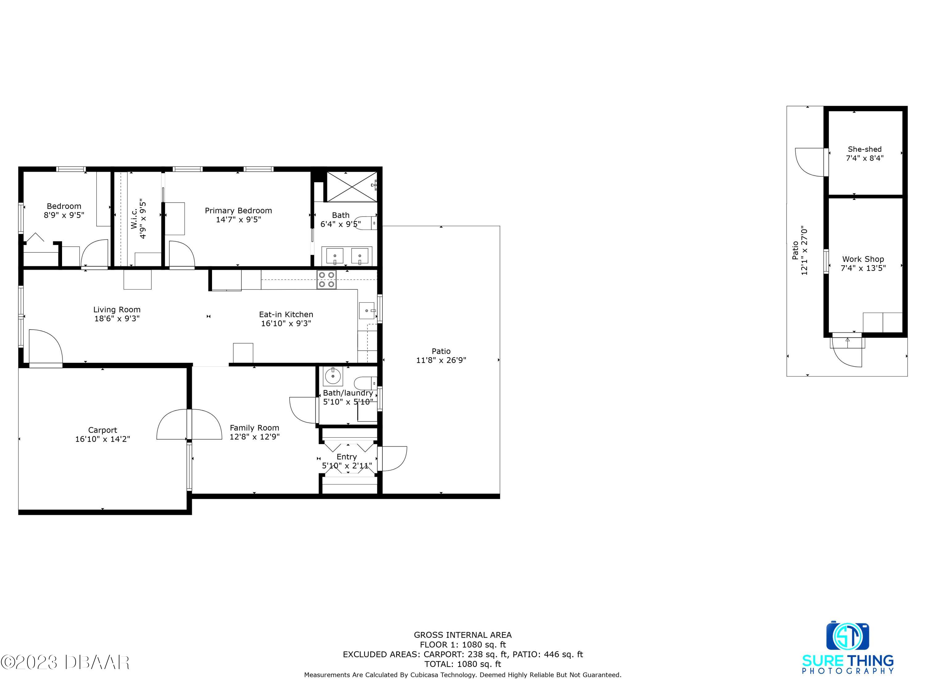 637 Ruth Street Port Orange, FL 32129 - Photo 33 of 33 Floor Plan
