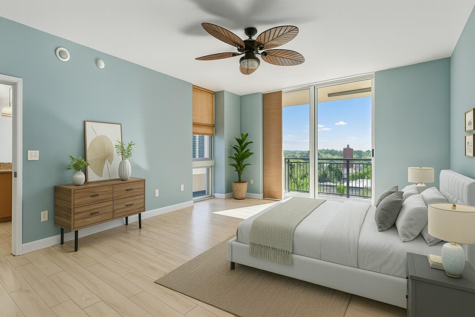 550 Okeechobee Boulevard, Unit 623 West Palm Beach, FL 33401 - Photo 25 of 121 Virtually Staged Master Bedroom 2