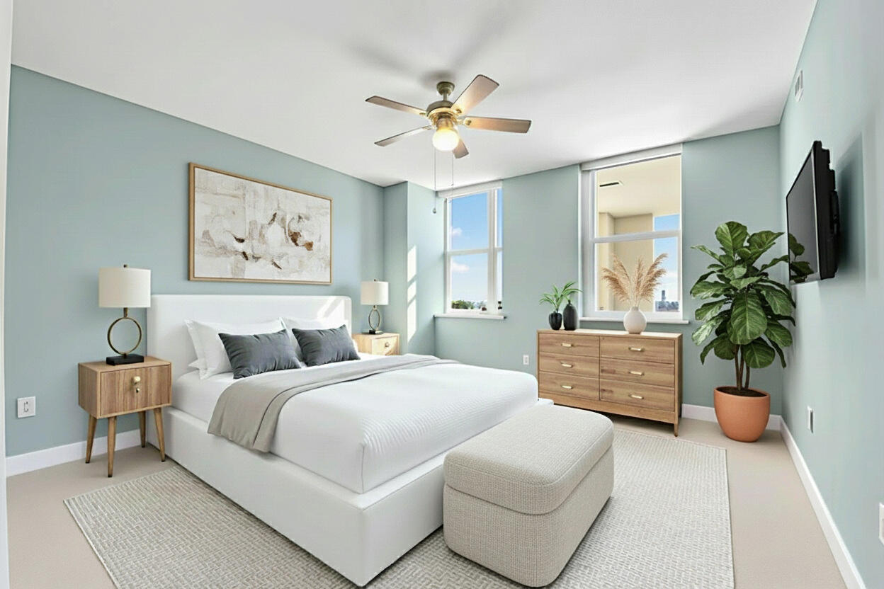 550 Okeechobee Boulevard, Unit 623 West Palm Beach, FL 33401 - Photo 29 of 121 Virtually Staged Guest Bedroom