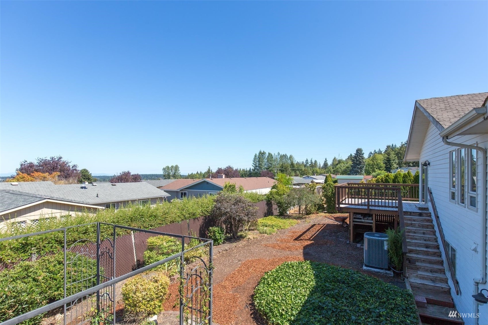 308 Eunice Street Sequim, WA 98382 - Photo 16 of 38 a view of a city from a balcony