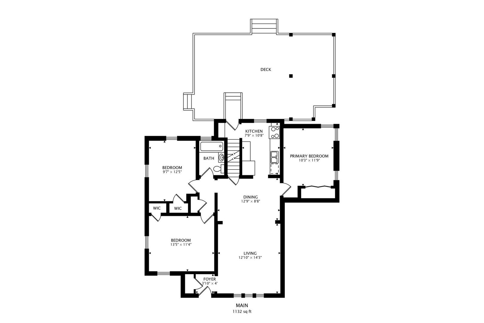 421 East Indiana Street Wheaton, IL 60187 - Photo 28 of 37 a picture of floor plan