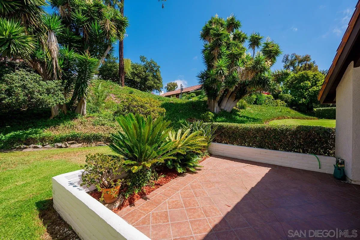 1332 Sun Valley Road Solana Beach, CA 92075 - Photo 18 of 38 a view of a garden with plants