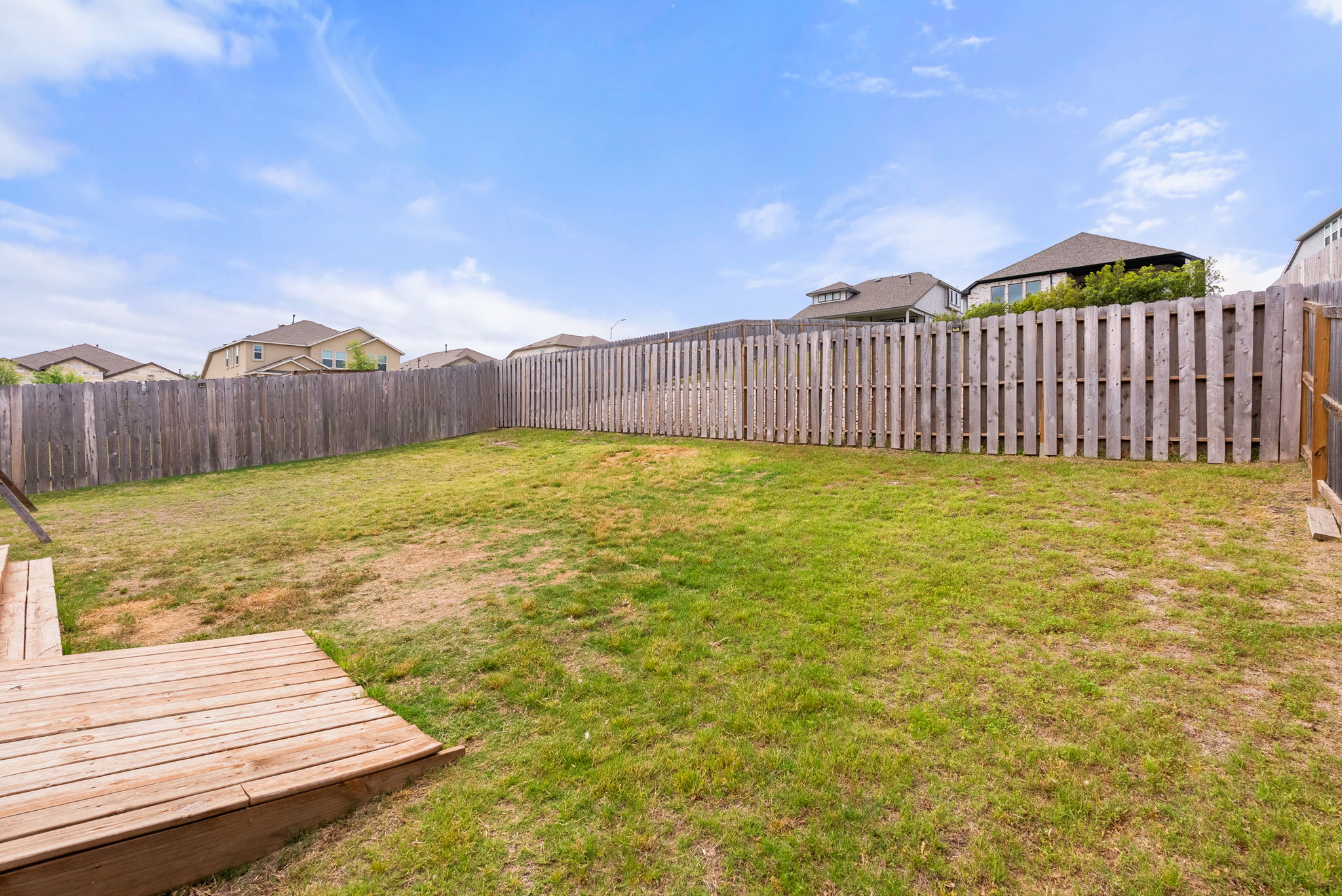 1240 Sweetspire Street Leander, TX 78641 - Photo 35 of 40 a view of a backyard