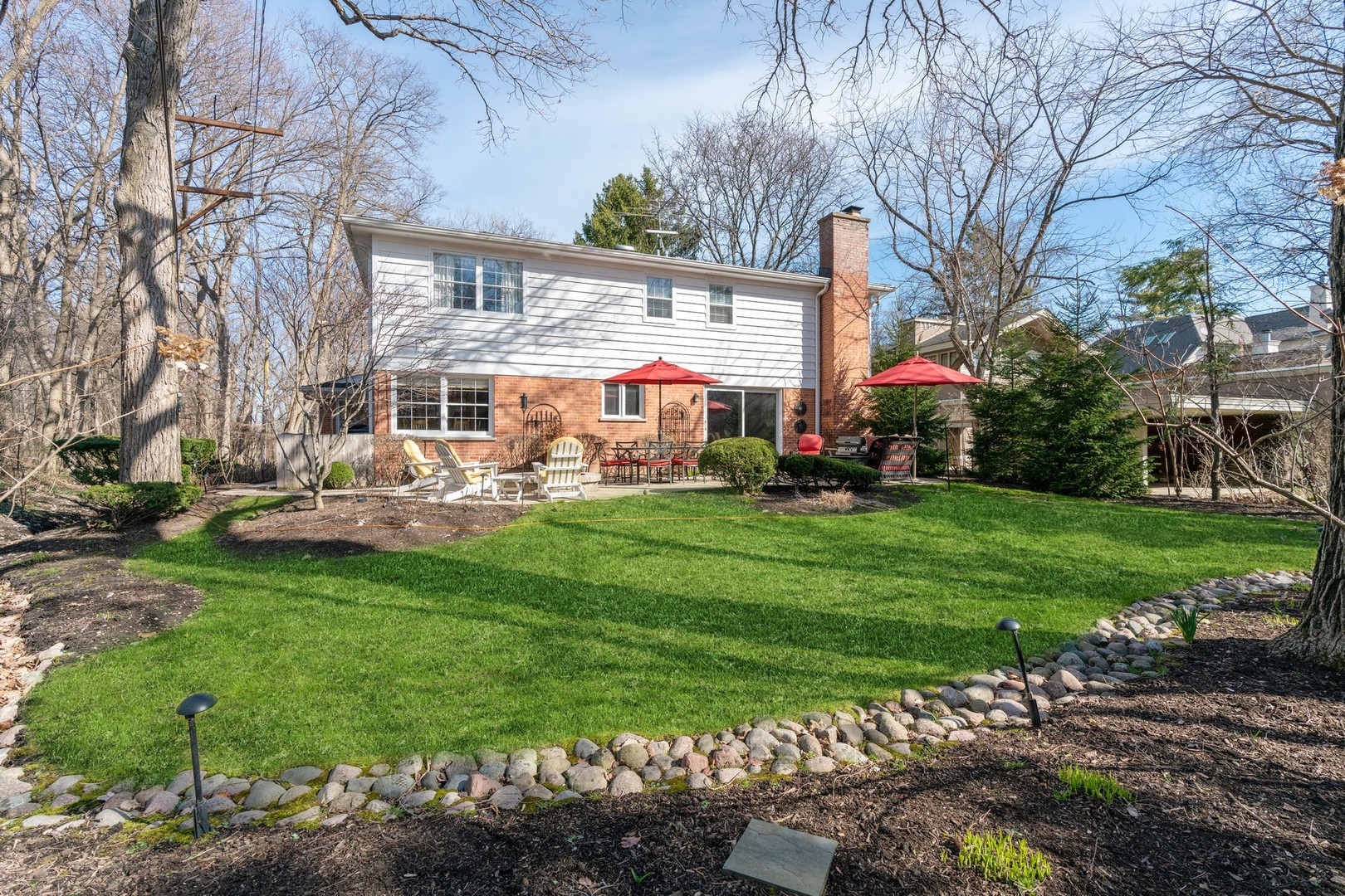 280 Sylvan Road Glencoe, IL 60022 - Photo 39 of 45 a view of a house with a big yard
