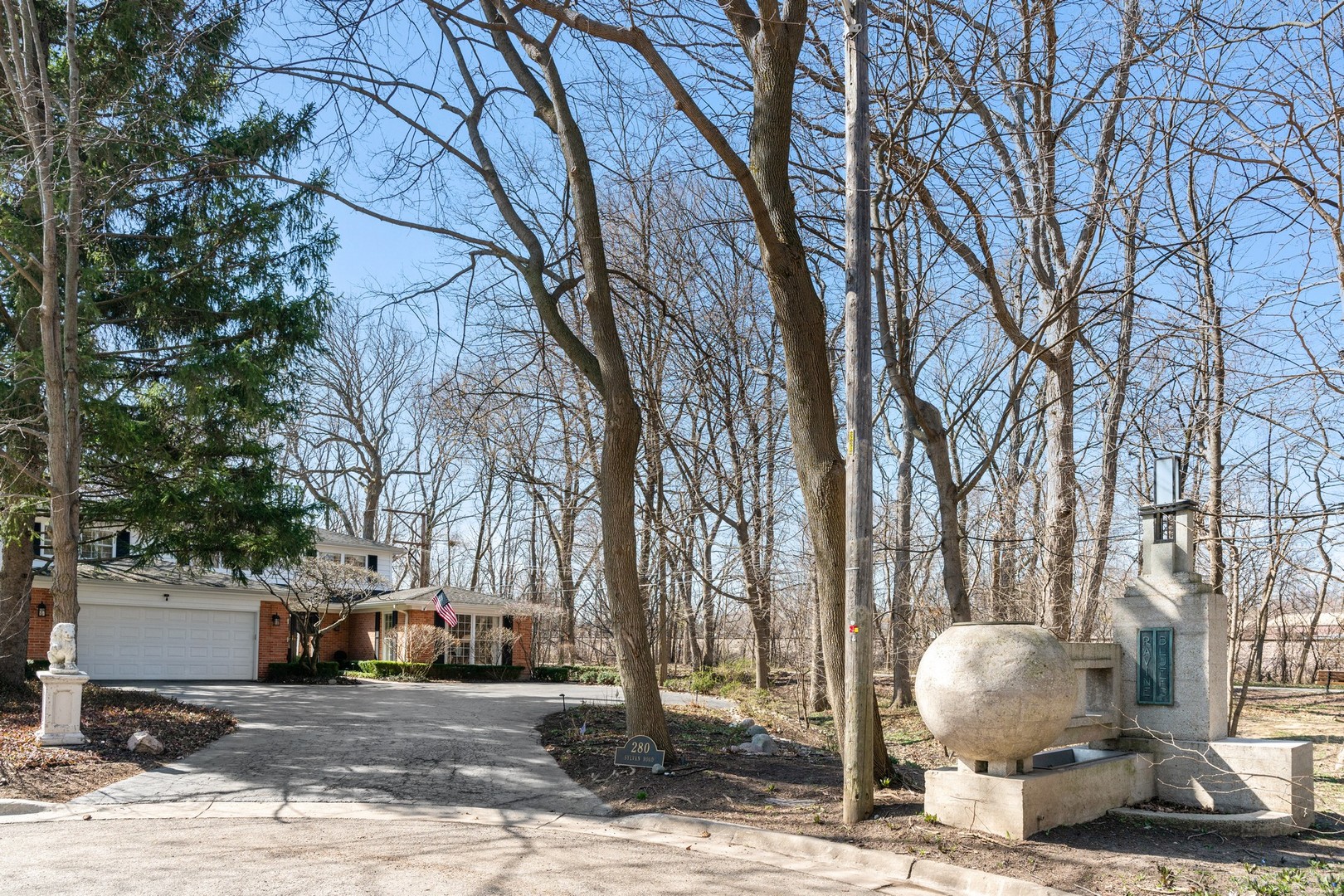 280 Sylvan Road Glencoe, IL 60022 - Photo 44 of 45 a building with trees in front of it