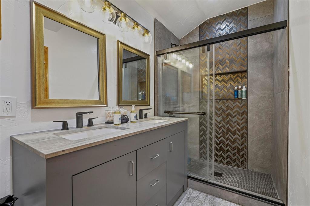 2243 Wood Hollow Road Denton, TX 76208 - Photo 12 of 40 Pool house full bath upstairs