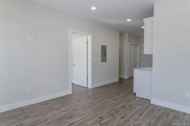 wooden floor in an empty room with wooden floor