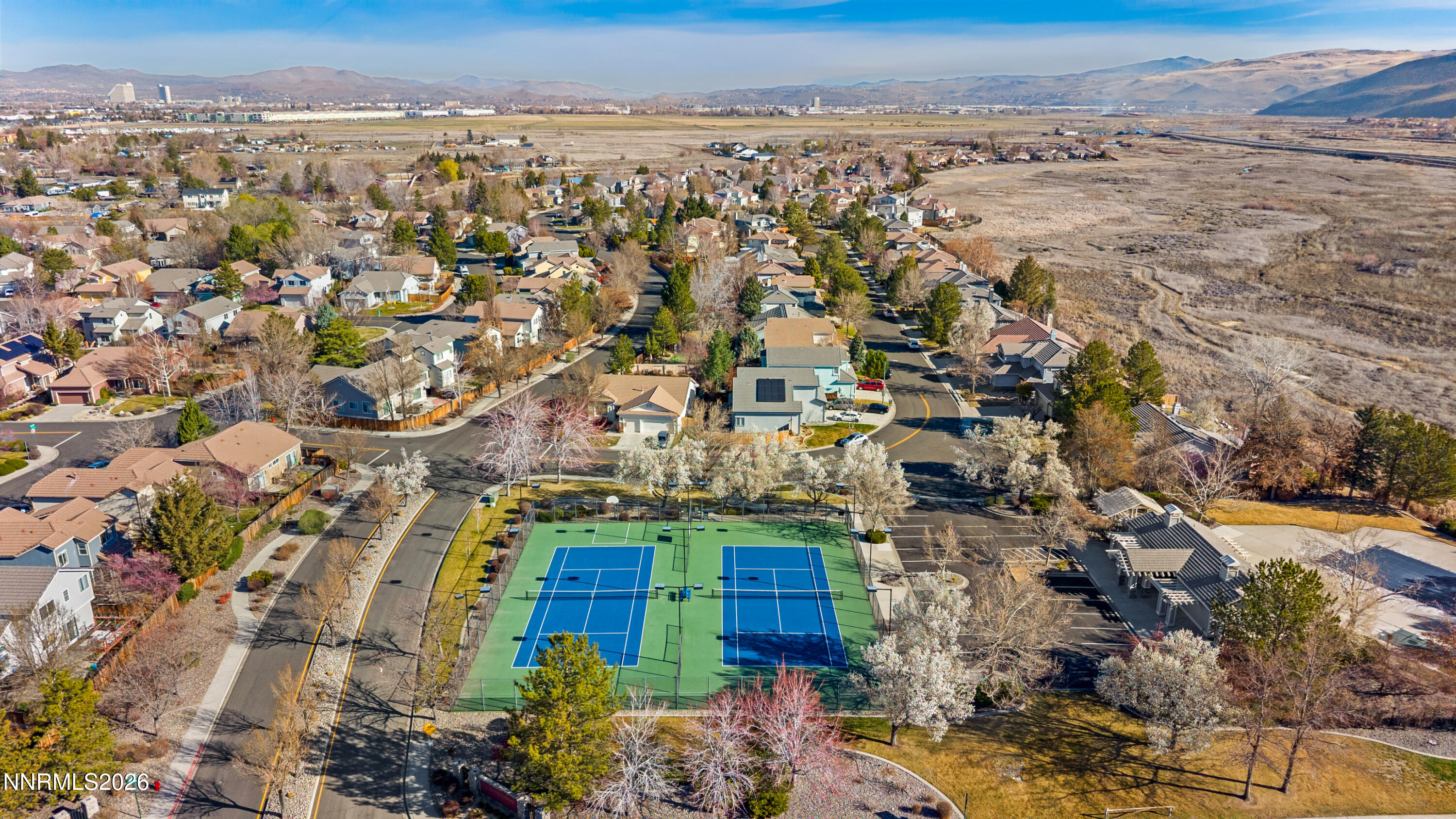 3225 Eaglewood Drive Reno, NV 89502 - Photo 41 of 45 an aerial view of residential building and parking space