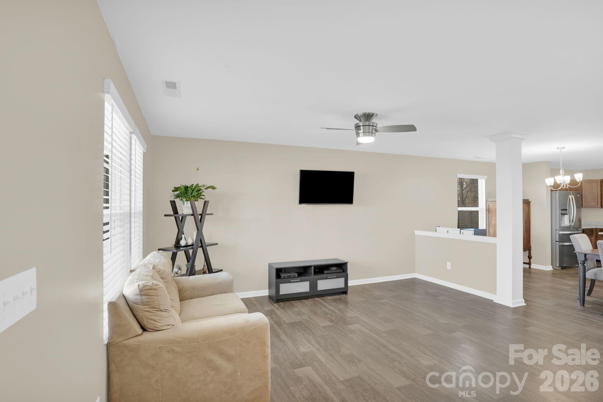 767 Gants Road York, SC 29745 - Photo 3 of 47 a living room with furniture and a flat screen tv