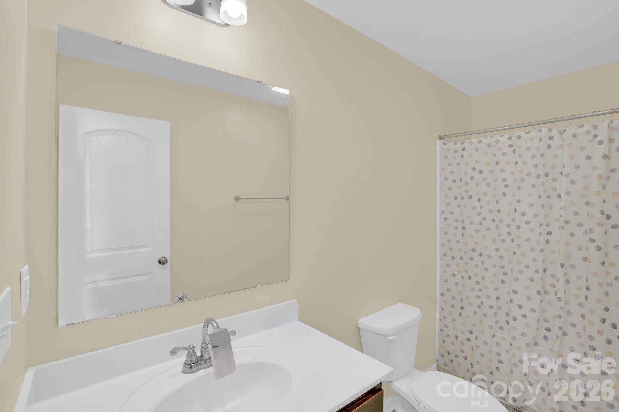 767 Gants Road York, SC 29745 - Photo 38 of 47 a bathroom with a sink a toilet and a mirror