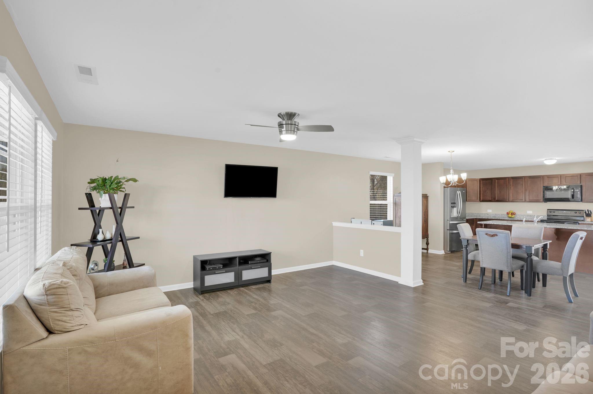 767 Gants Road York, SC 29745 - Photo 4 of 47 a living room with furniture and a flat screen tv