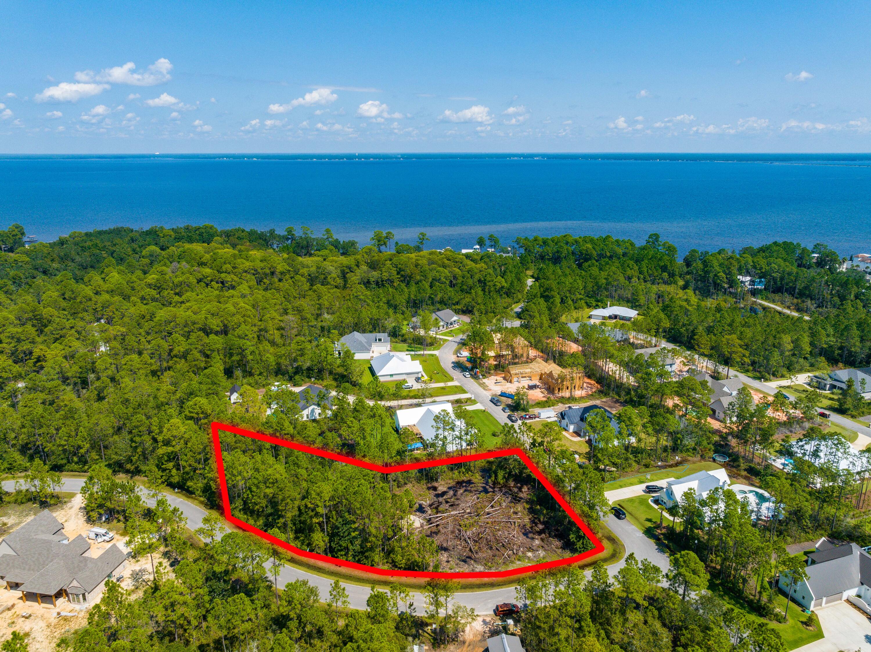 Tbd Seclusion Way Santa Rosa Beach, FL 32459 - Photo 1 of 8 Seclusion Lot Outlined V2-3