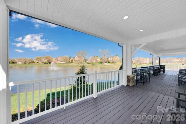 a view of a park with slide