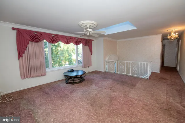 a view of an entryway with a window