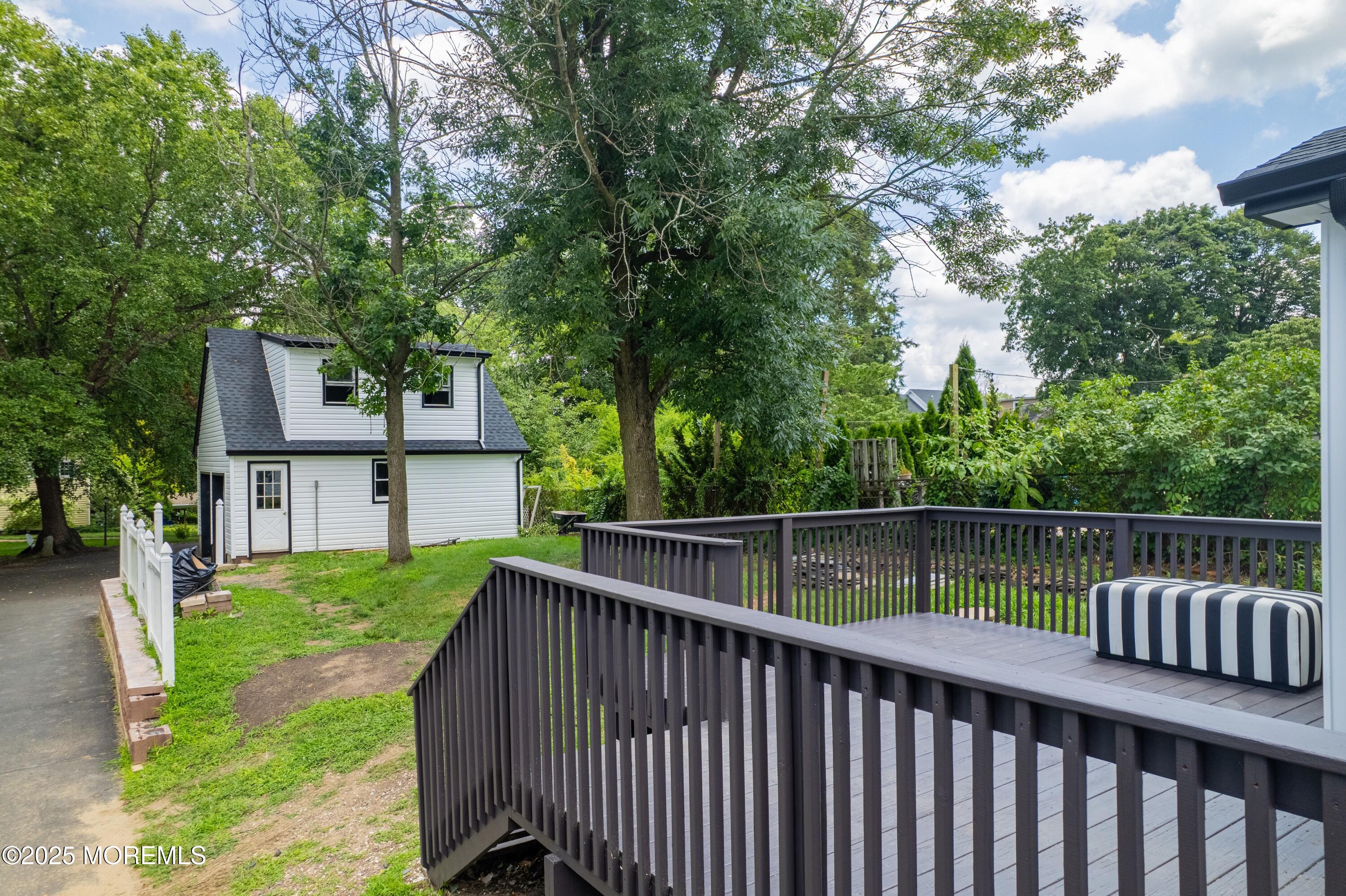 101 Broad Street Matawan, NJ 07747 - Photo 3 of 44 a view of house from deck