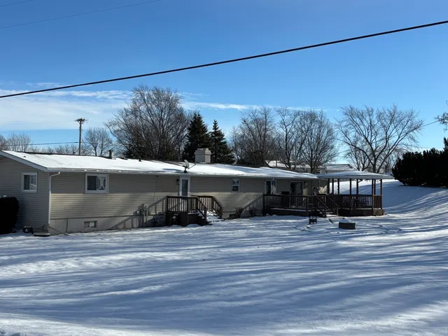 a view of a house with a patio