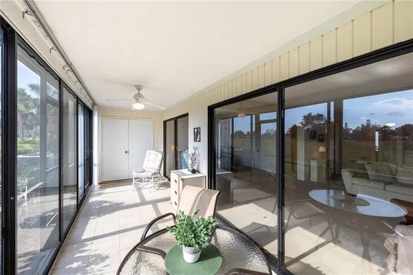 a outdoor space with lots of potted plants