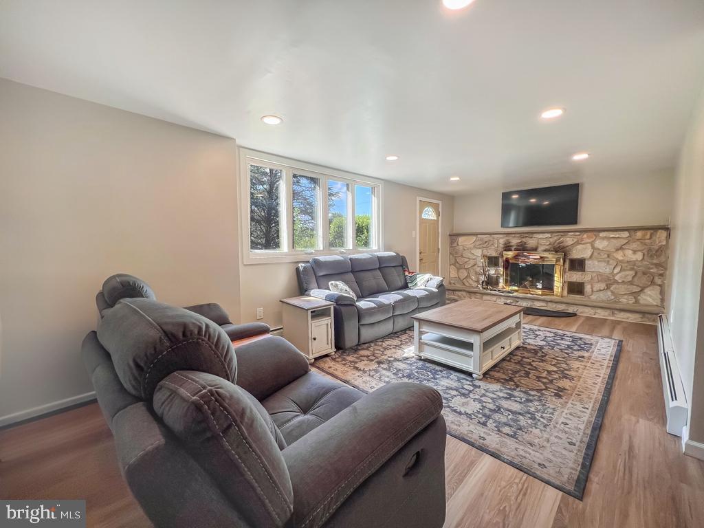 4643 Lerch Road Bensalem, PA 19020 - Photo 17 of 69 a living room with furniture and a rug