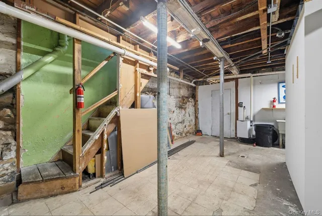 a view of a storage room