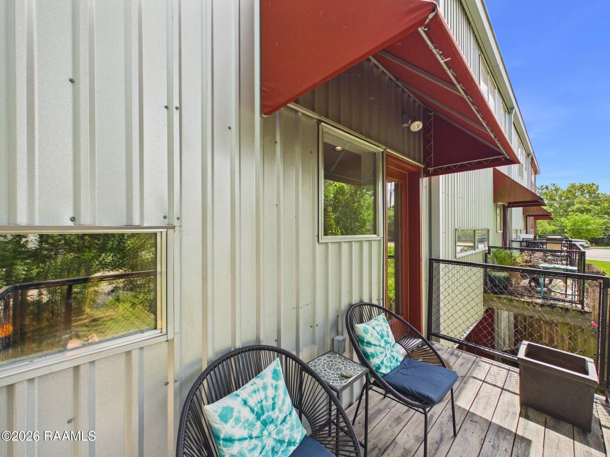 1201 South College Road, Unit 22 Lafayette, LA 70503 - Photo 34 of 41 Second Story Balcony