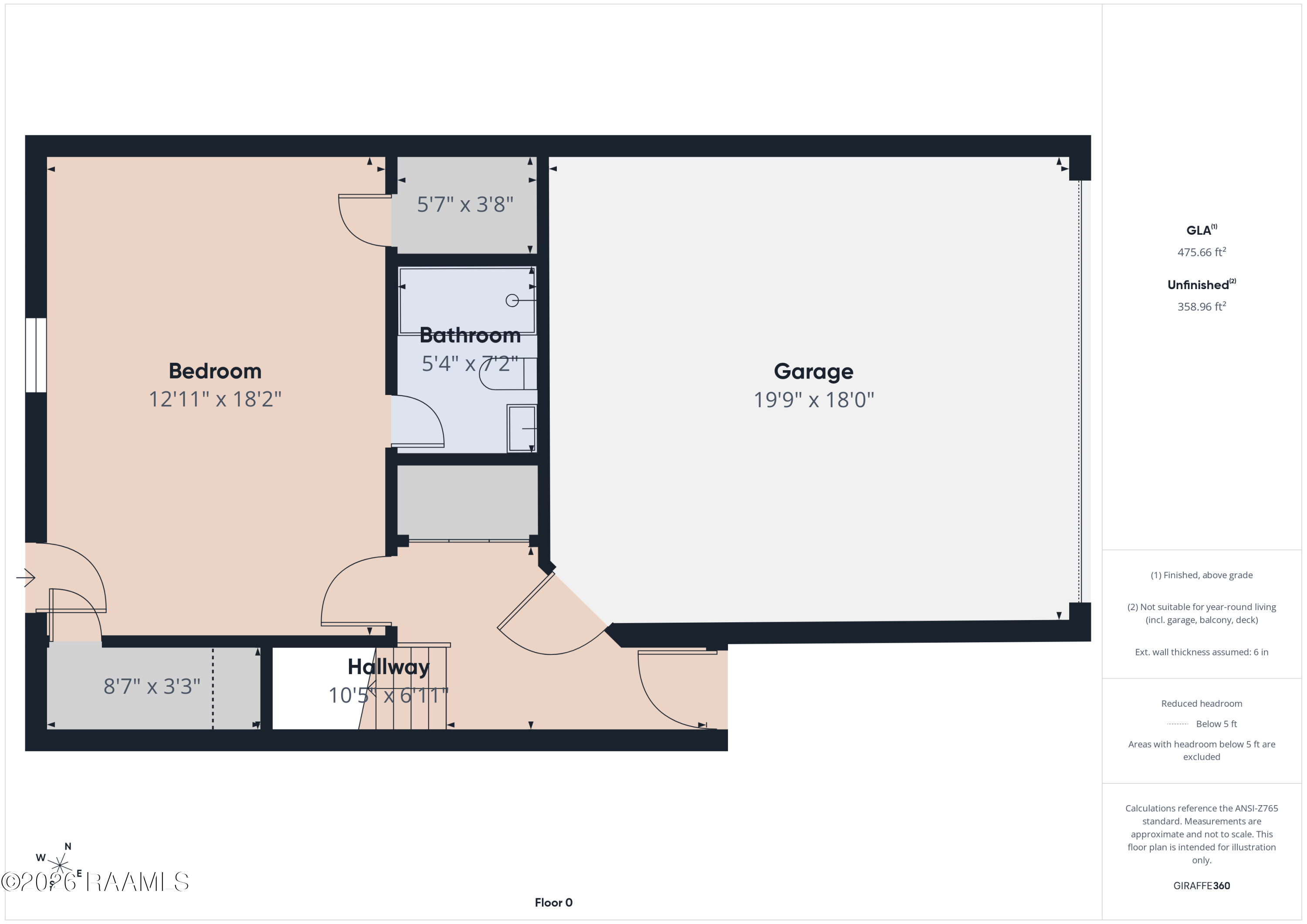 1201 South College Road, Unit 22 Lafayette, LA 70503 - Photo 39 of 41 First Floor: Bedroom, Full Bath, Foyer, Laundry Room, Garage Acc
