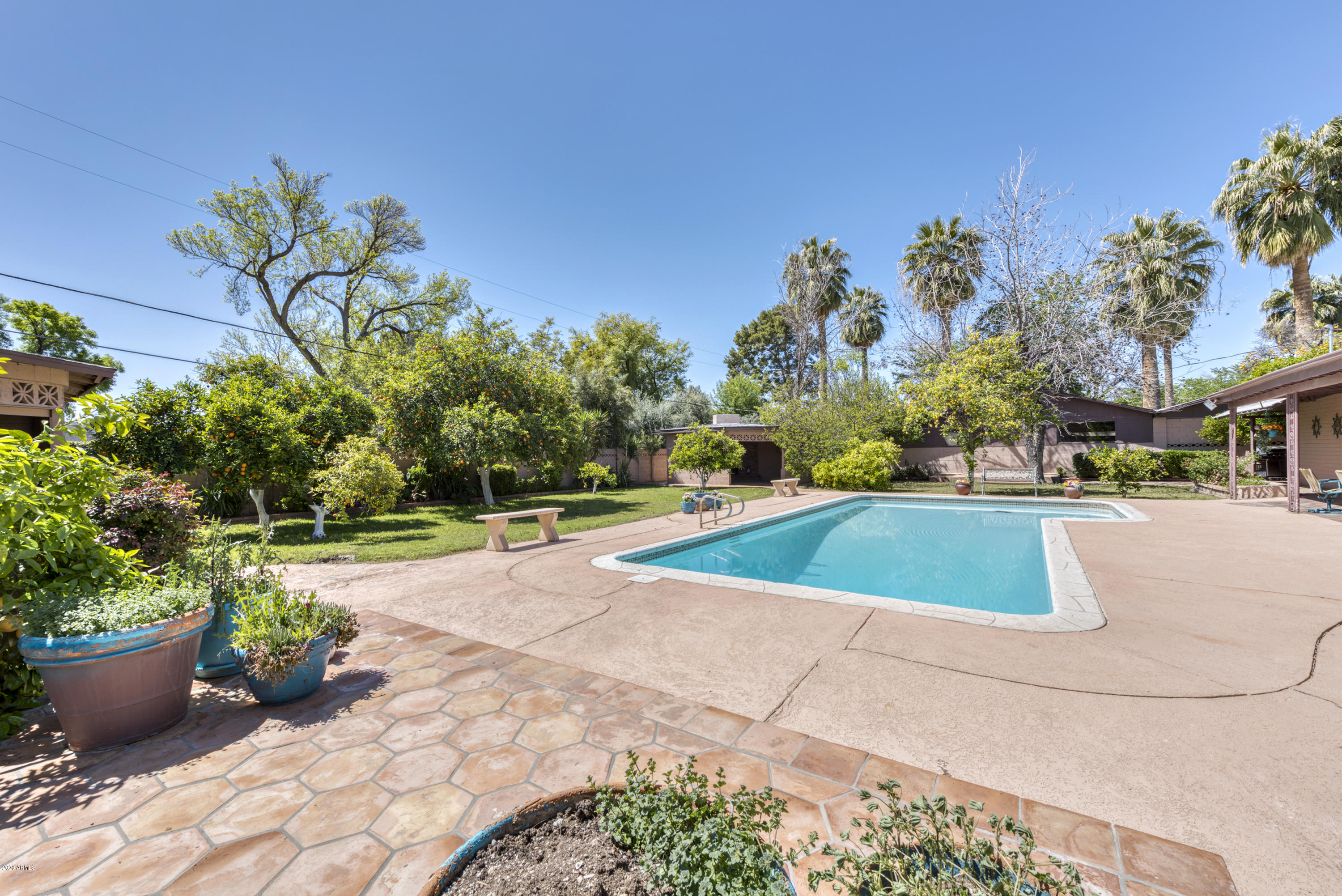 215 East Griswold Road Phoenix, AZ 85020 - Photo 30 of 31 Spacious and Private Backyard