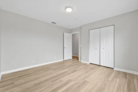 a view of a garage with furniture