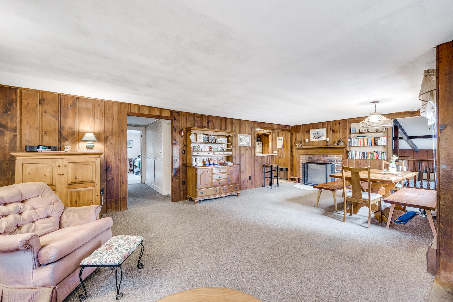 25 1st Avenue Wellfleet, MA 02667 - Photo 14 of 56 a living room with furniture and a large window